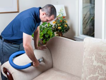 Upholstery cleaning in St Augustine by Absolute Clean Air, LLC